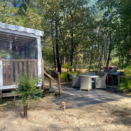 Mh 007 Elite 3 Dont Parentale Et 2 Salles De Bain Sur Magnifique Parcelle Dans 4 Etoiles Kemping Saint-Julien-en-Born